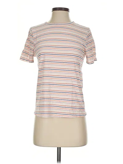 Pre-owned Universal Thread Short Sleeve Turtleneck In Ivory