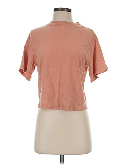 Pre-owned Universal Thread Short Sleeve Turtleneck In Orange