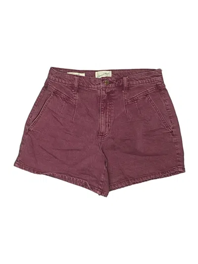 Pre-owned Universal Thread Shorts In Burgundy