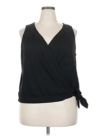 Pre-owned Universal Thread Sleeveless Blouse In Black