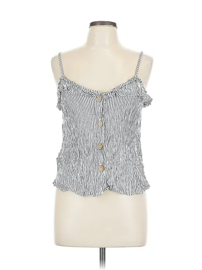 Pre-owned Universal Thread Sleeveless Blouse In Blue