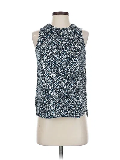 Pre-owned Universal Thread Sleeveless Blouse In Blue