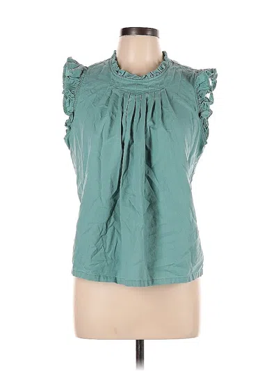 Pre-owned Universal Thread Sleeveless Blouse In Blue