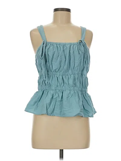 Pre-owned Universal Thread Sleeveless Blouse In Blue