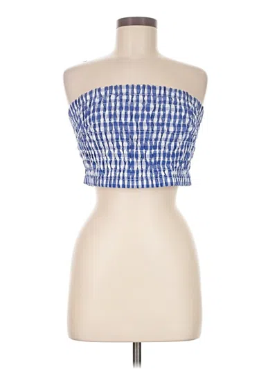 Pre-owned Universal Thread Sleeveless Blouse In Blue