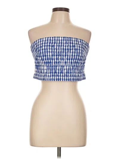 Pre-owned Universal Thread Sleeveless Blouse In Blue