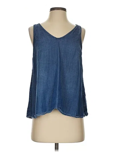 Pre-owned Universal Thread Sleeveless Blouse In Blue