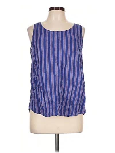 Pre-owned Universal Thread Sleeveless Blouse In Blue