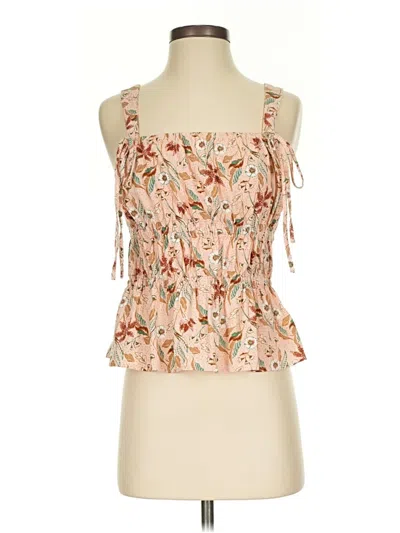 Pre-owned Universal Thread Sleeveless Blouse In Brown