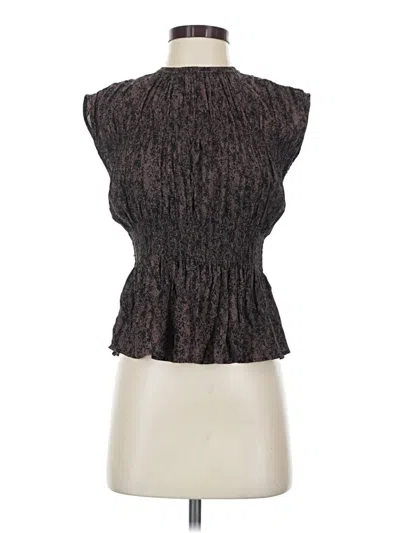 Pre-owned Universal Thread Sleeveless Blouse In Brown