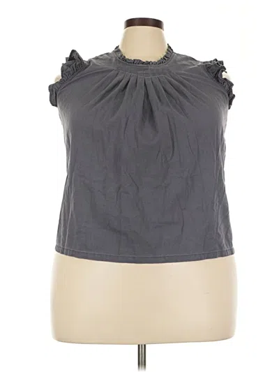 Pre-owned Universal Thread Sleeveless Blouse In Gray