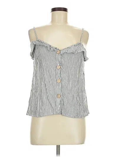 Pre-owned Universal Thread Sleeveless Blouse In Gray