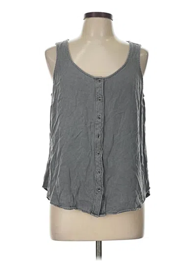 Pre-owned Universal Thread Sleeveless Blouse In Gray