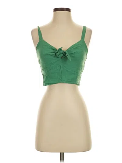 Pre-owned Universal Thread Sleeveless Blouse In Green