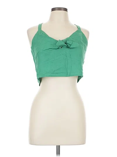 Pre-owned Universal Thread Sleeveless Blouse In Green