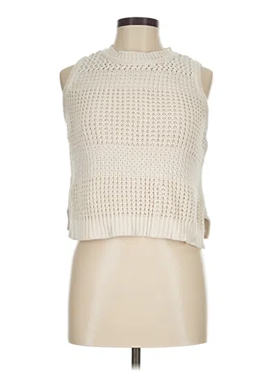 Pre-owned Universal Thread Sleeveless Blouse In Ivory