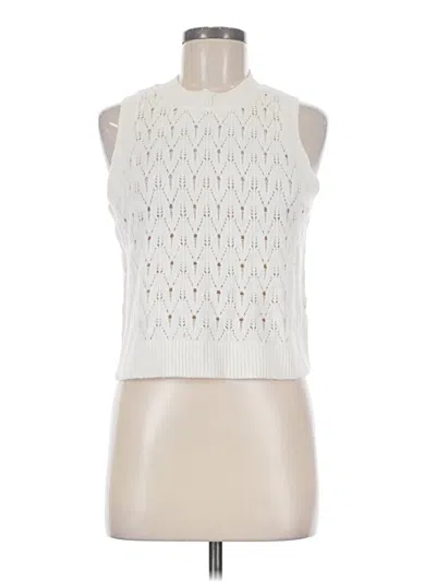 Pre-owned Universal Thread Sleeveless Blouse In Ivory
