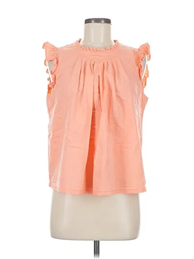 Pre-owned Universal Thread Sleeveless Blouse In Orange