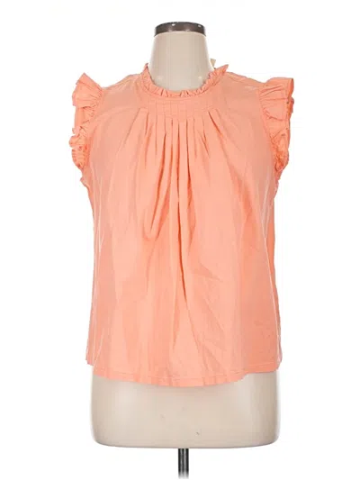 Pre-owned Universal Thread Sleeveless Blouse In Orange