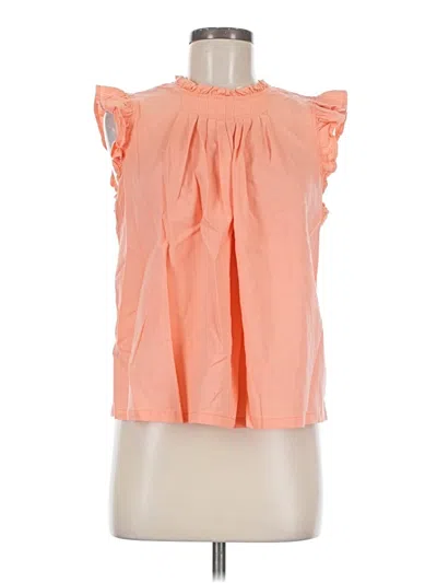 Pre-owned Universal Thread Sleeveless Blouse In Orange
