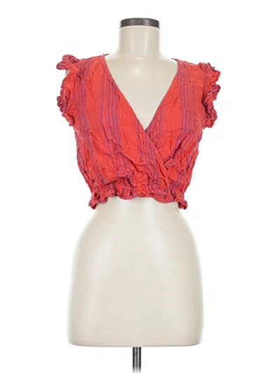 Pre-owned Universal Thread Sleeveless Blouse In Orange