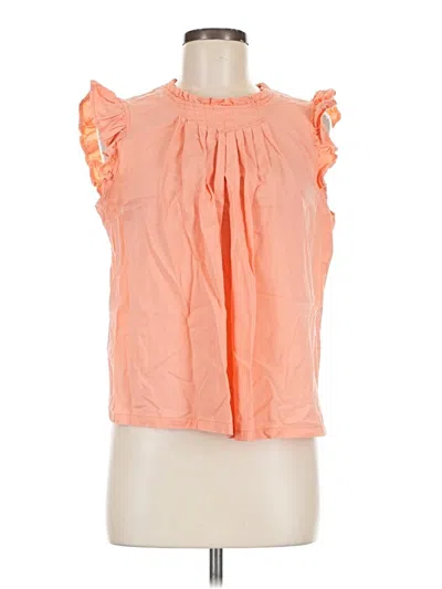 Pre-owned Universal Thread Sleeveless Blouse In Orange