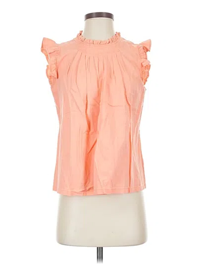 Pre-owned Universal Thread Sleeveless Blouse In Orange
