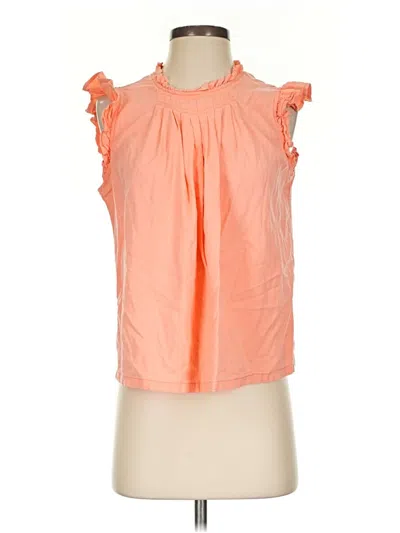Pre-owned Universal Thread Sleeveless Blouse In Orange