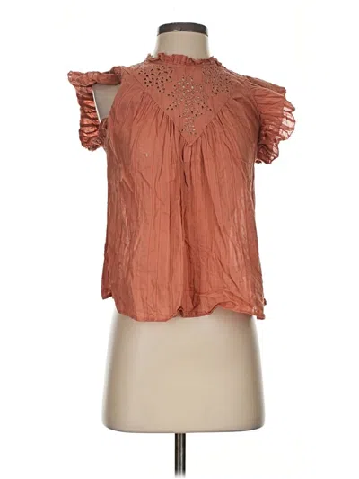 Pre-owned Universal Thread Sleeveless Blouse In Orange