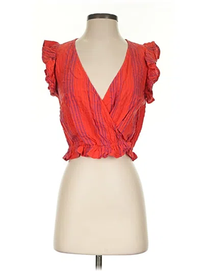 Pre-owned Universal Thread Sleeveless Blouse In Orange