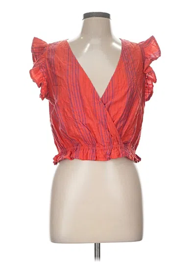 Pre-owned Universal Thread Sleeveless Blouse In Orange