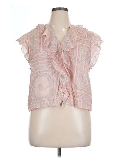 Pre-owned Universal Thread Sleeveless Blouse In Pink