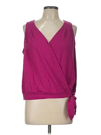 Pre-owned Universal Thread Sleeveless Blouse In Pink