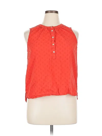 Pre-owned Universal Thread Sleeveless Blouse In Red