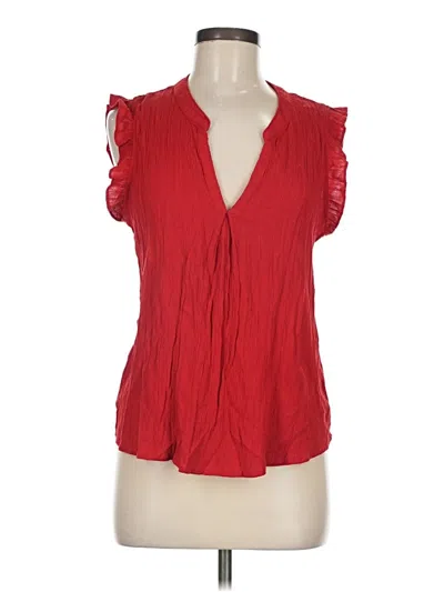 Pre-owned Universal Thread Sleeveless Blouse In Red