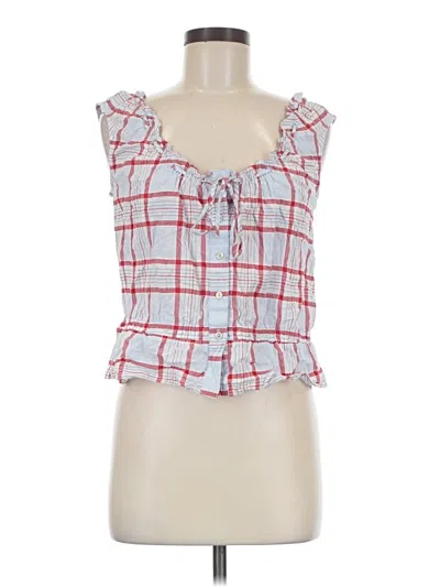 Pre-owned Universal Thread Sleeveless Blouse In Red