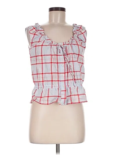 Pre-owned Universal Thread Sleeveless Blouse In Red
