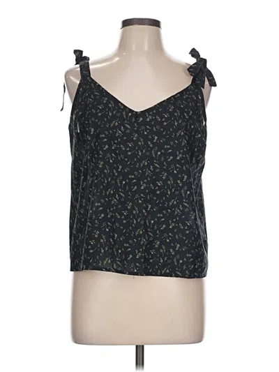 Pre-owned Universal Thread Sleeveless Top Black Halter Neckline Tops