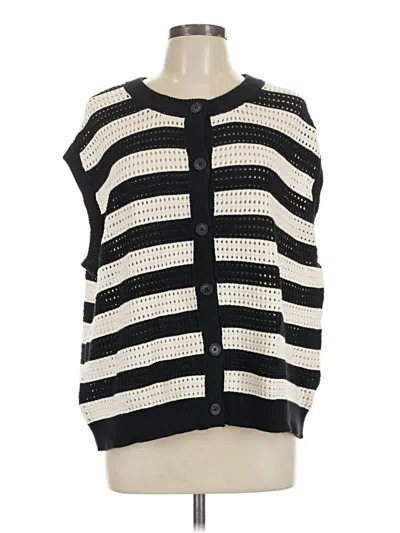Pre-owned Universal Thread Sleeveless Top Black Square Neckline Tops