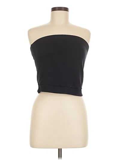 Pre-owned Universal Thread Sleeveless Top Black Strapless Neckline Tops