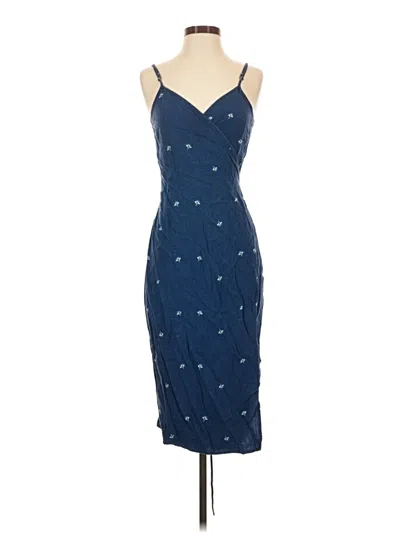 Pre-owned Universal Thread Sleeveless Top Blue Sweetheart Neckline Tops