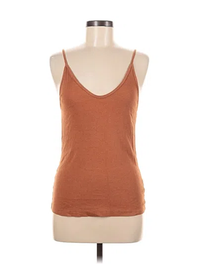 Pre-owned Universal Thread Sleeveless Top Brown Scoop Neck Tops