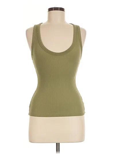 Pre-owned Universal Thread Sleeveless Top Green Scoop Neck Tops