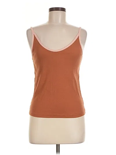 Pre-owned Universal Thread Sleeveless Top Orange Scoop Neck Tops