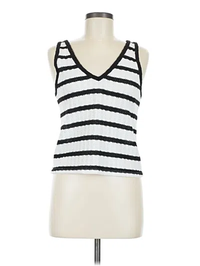 Pre-owned Universal Thread Sleeveless Top Silver V Neck Tops