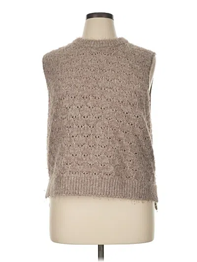 Pre-owned Universal Thread Sleeveless Top Tan Turtleneck Tops