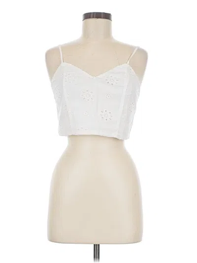 Pre-owned Universal Thread Sleeveless Top White Sweetheart Neckline Tops