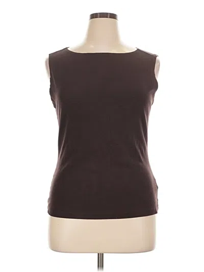 Pre-owned Universal Thread Sleeveless T-shirt In Brown