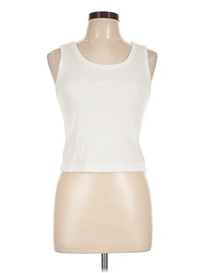 Pre-owned Universal Thread Sleeveless T-shirt In Ivory