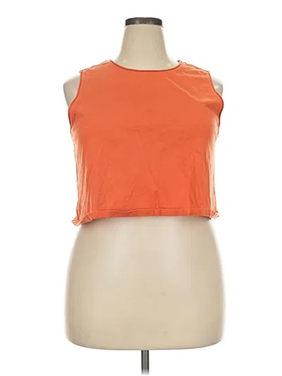 Pre-owned Universal Thread Sleeveless T-shirt In Orange